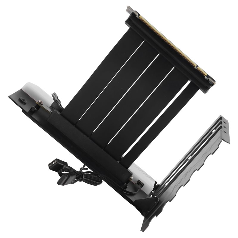 Pcie 4.0 X16 Riser Cable 90 Degree - Support de montage vertical pour carte