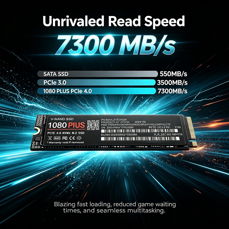 Disque SSD interne 1080 Plus M - M.2 Nvme 4Tb Pcie 4.0 Ssd avis et prix