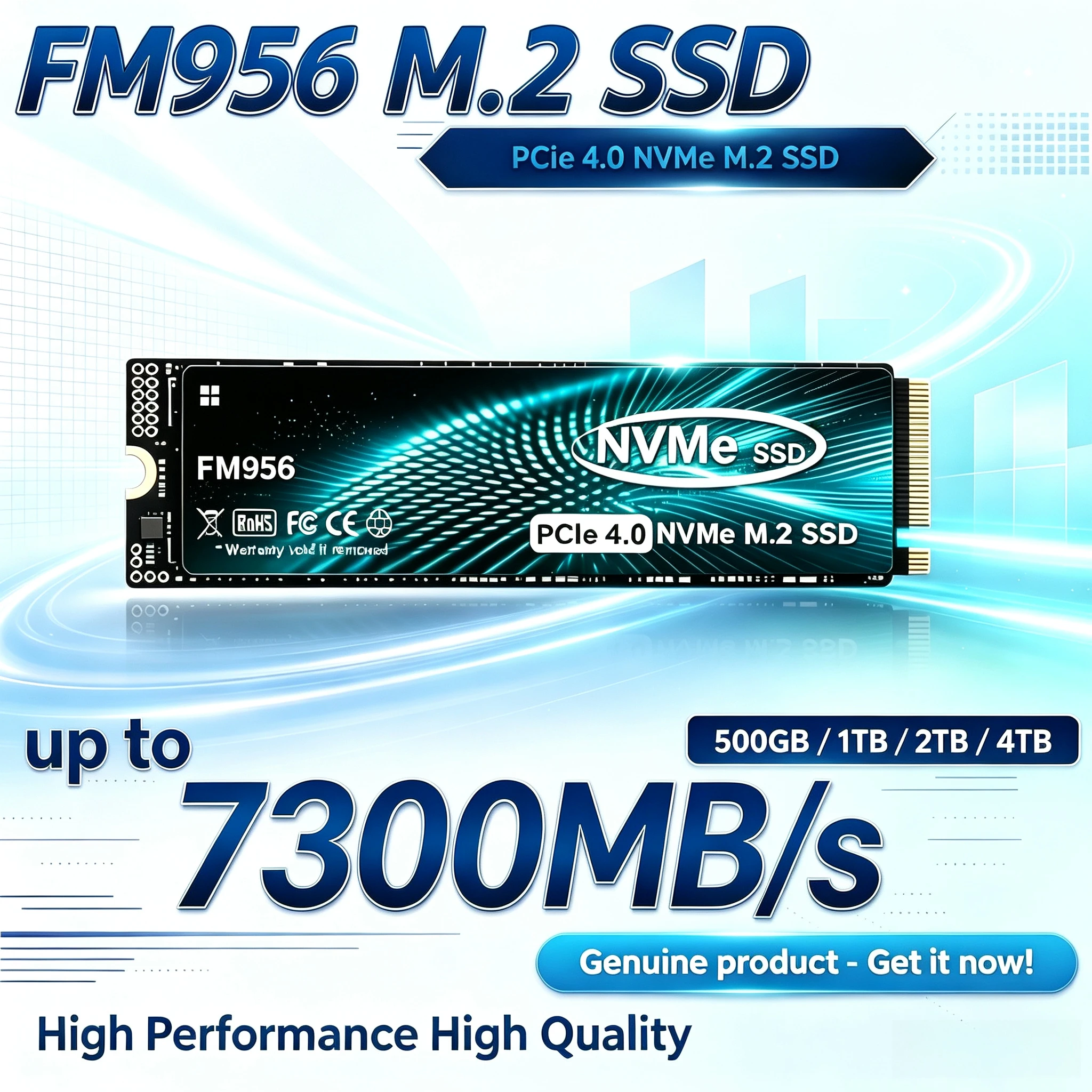 SSD NVMe M.2 2280 FM956 d'orig - M.2 Nvme 4Tb Pcie 4.0 Ssd avis et prix
