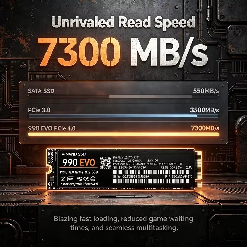 990 EVO M.2 2280 NVMe PCIe 4.0 - M.2 Nvme 4Tb Pcie 4.0 Ssd avis et prix