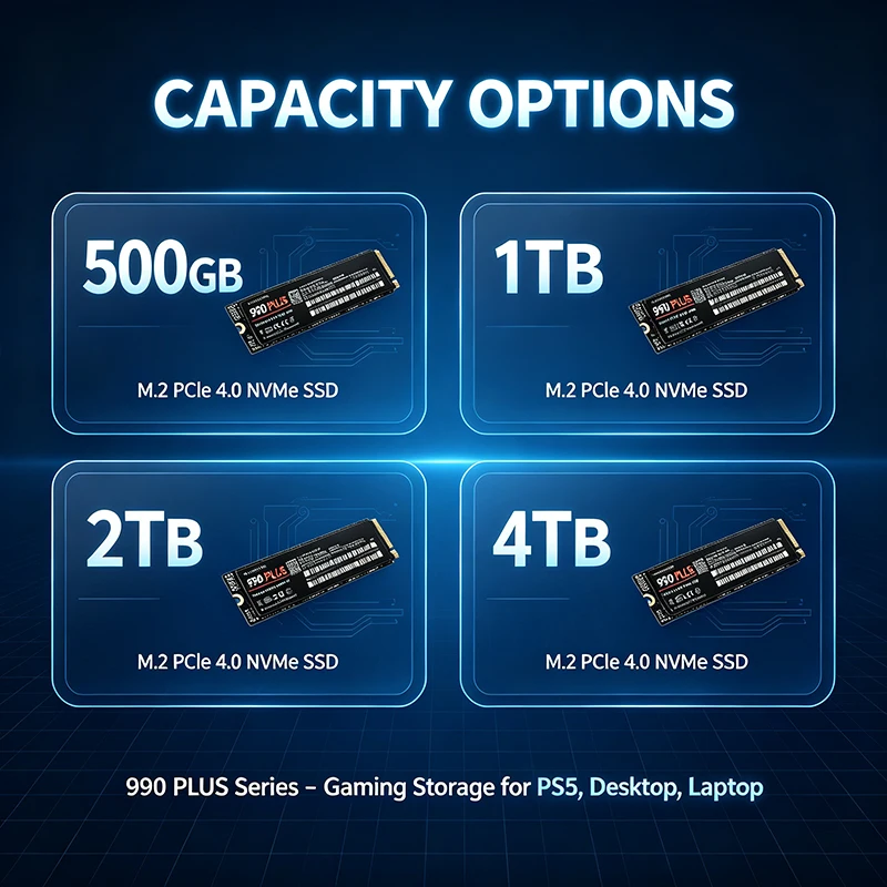SSD M.2 NVMe PCIe 4.0 990 Plus - M.2 Nvme 4Tb Pcie 4.0 Ssd avis et prix